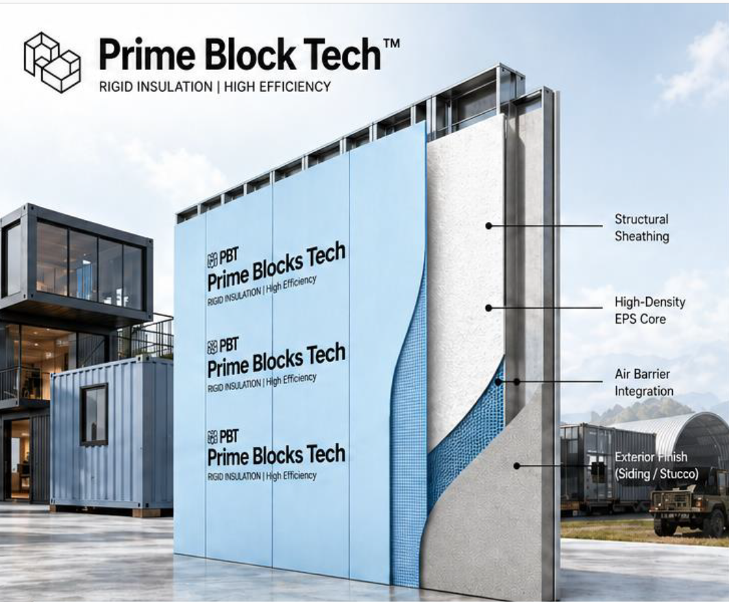 Prime Block Tech EPS Rigid Insulation